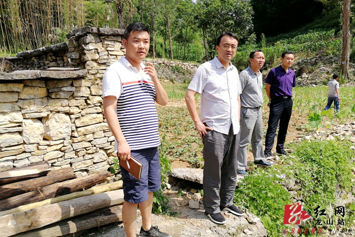 龙山县人民政府-张肇琴到靛房镇指导增减挂钩工作