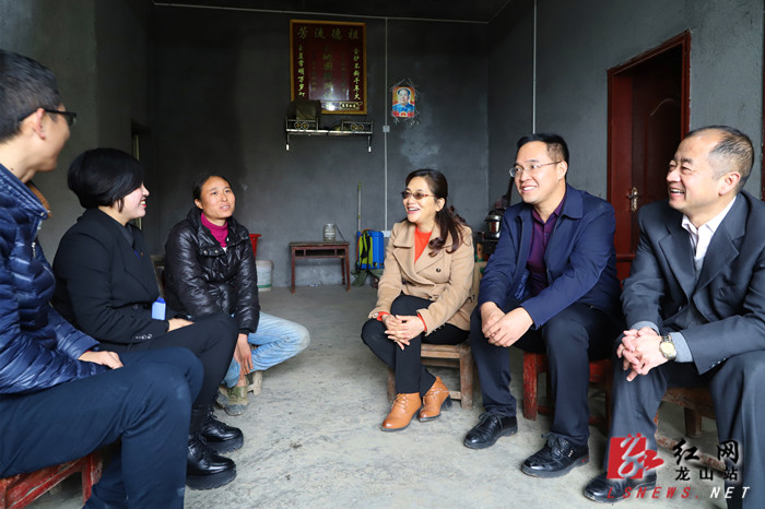 长沙市岳麓区来龙山调研精准扶贫驻乡驻村帮扶工作